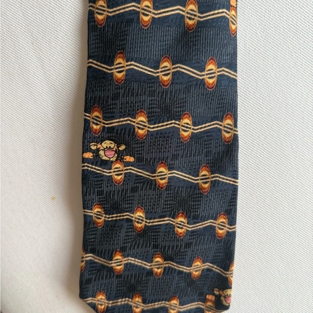 Disney Black and Gold Tigger Vintage Tie